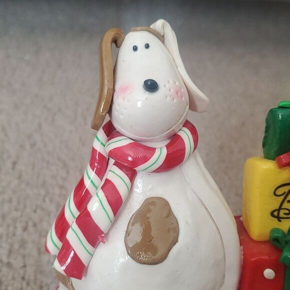 DOG Christmas Stocking Holder _ shelf mantle - Picture 4 of 6